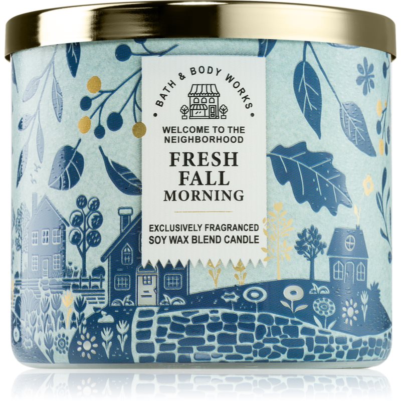 Bath & Body Works Fresh Fall Morning lumânare parfumată 411 g