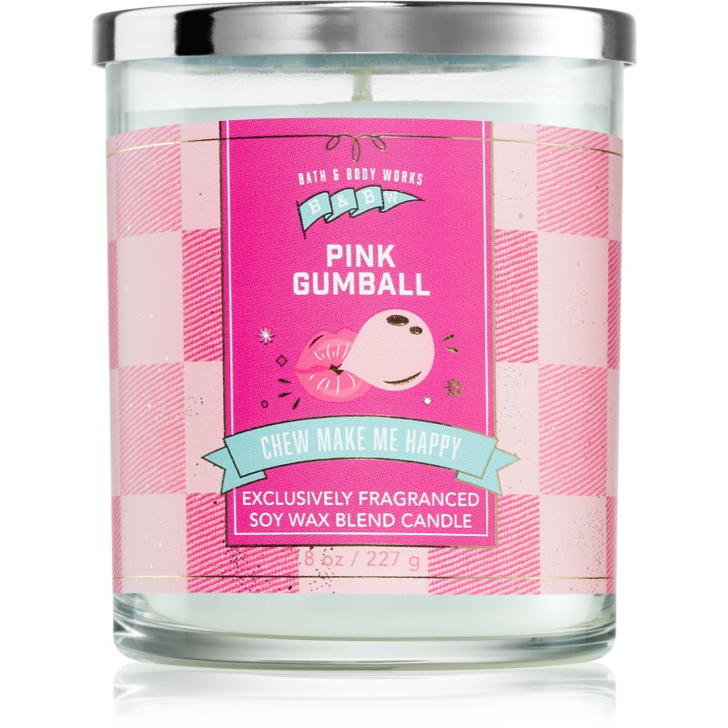 Bath & Body Works Pink Gumball lumânare parfumată 227 g