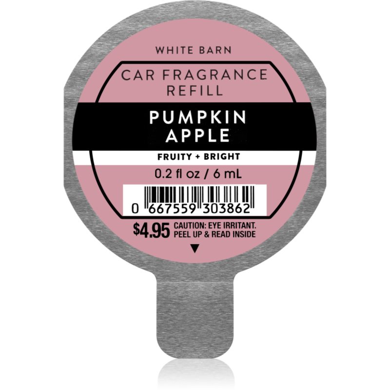 Bath & Body Works Pumpkin Apple parfum pentru masina rezervă 6 ml