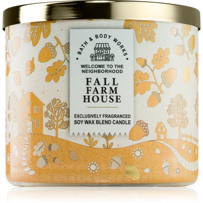 Bath & Body Works Fall Farmhouse lumânare parfumată 411 g