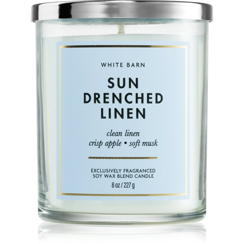 Bath & Body Works Sun-Drenched Linen lumânare parfumată 227 g