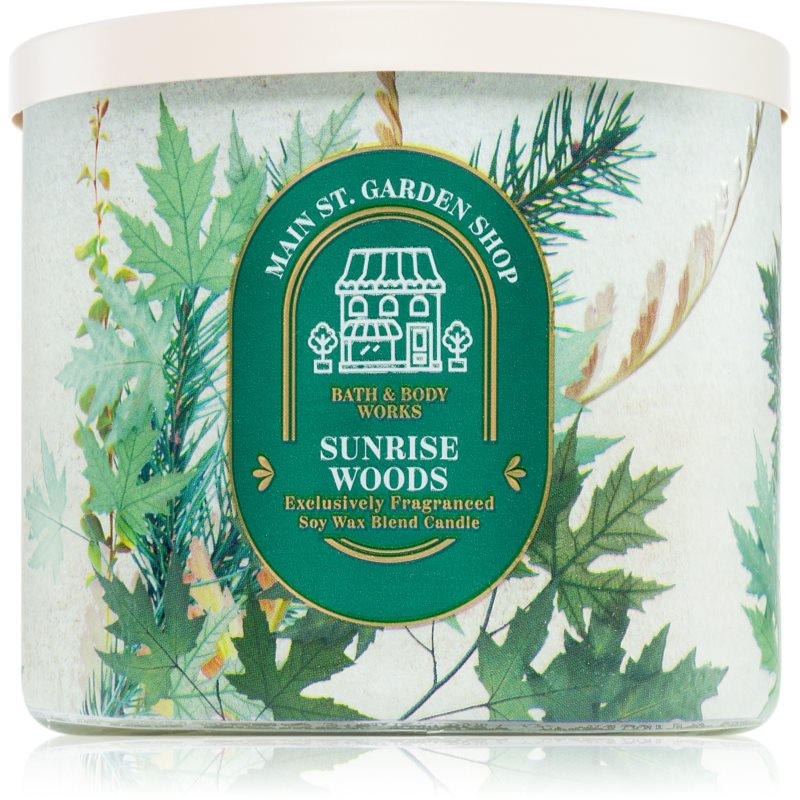 Bath & Body Works Sunrise Woods lumânare parfumată 411 g