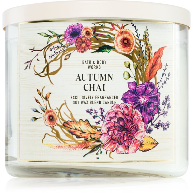 Bath & Body Works Autumn Chai lumânare parfumată 411 g