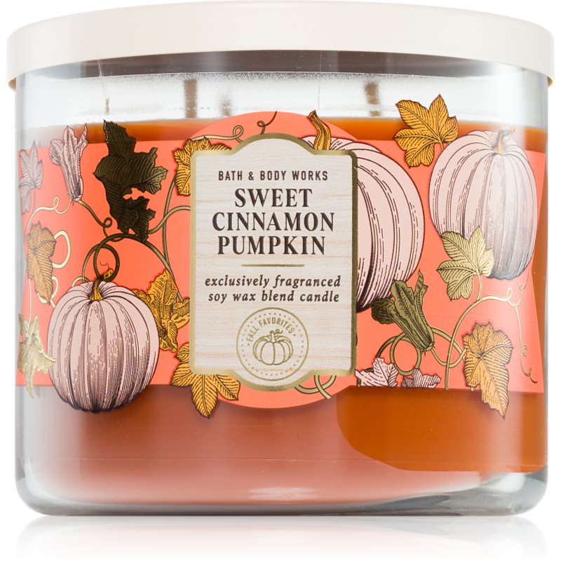 Bath & Body Works Sweet Cinnamon Pumpkin lumânare parfumată 411 g