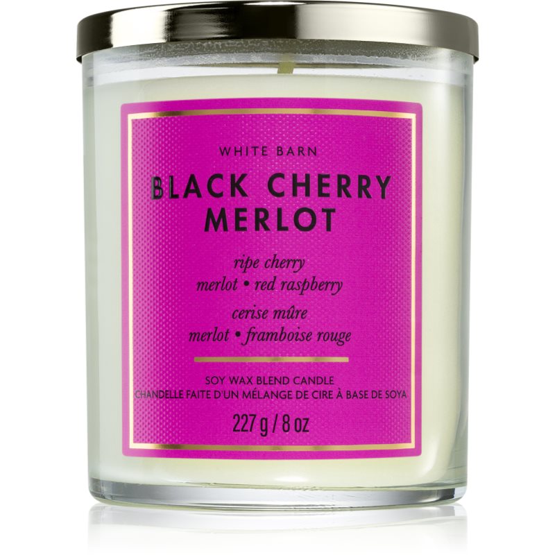 Bath & Body Works Black Cherry Merlot lumânare parfumată 227 g Bath & Body Works Black Cherry Merlot lumânare parfumată 227 g