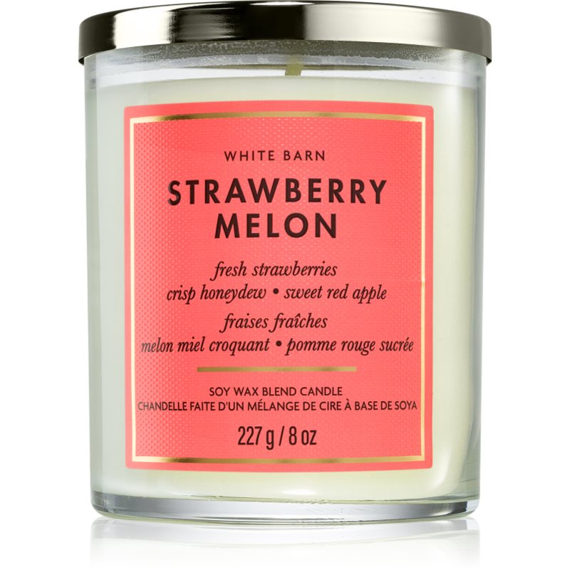 Bath & Body Works Strawberry Melon lumânare parfumată 227 g Bath & Body Works Strawberry Melon lumânare parfumată 227 g