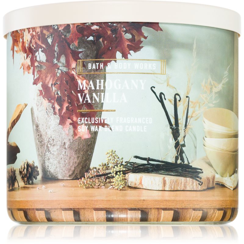 Bath & Body Works Mahogany Vanilla lumânare parfumată 411 g