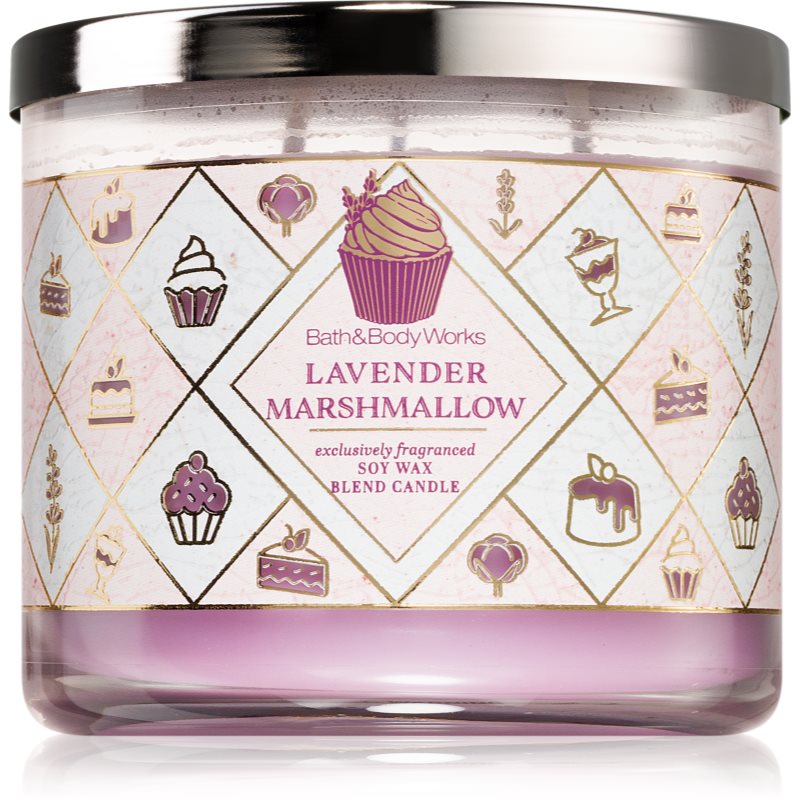 Bath & Body Works Lavender Marshmallow lumânare parfumată 411 g