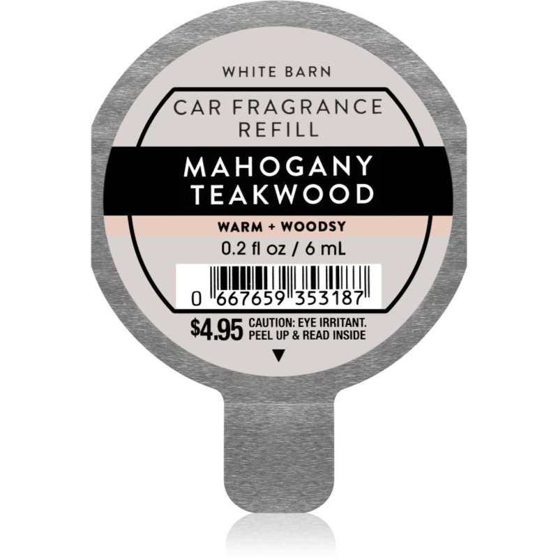 Bath & Body Works Mahogany Teakwood parfum pentru masina rezervă 6 ml