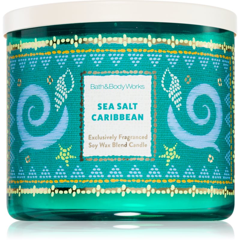 Bath & Body Works Sea Salt Caribbean lumânare parfumată 411 g