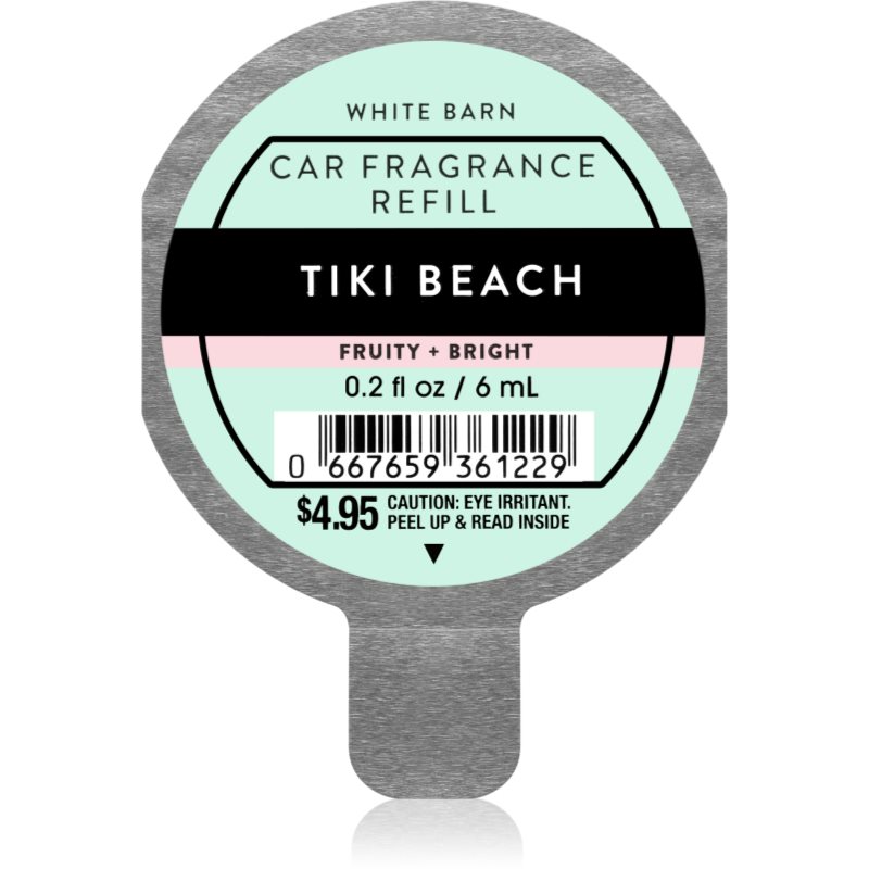 Bath & Body Works Tiki Beach parfum pentru masina rezervă 6 ml