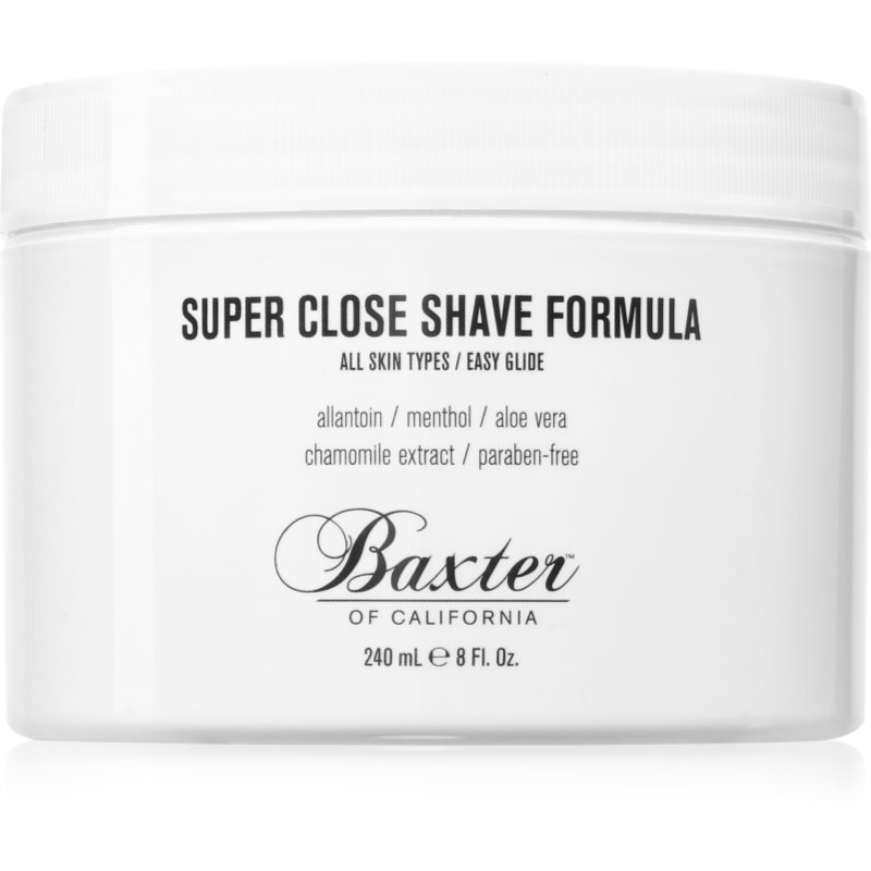 Baxter of California Super Close Shave cremă pentru bărbierit 240 ml