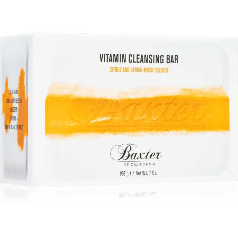 Baxter of California Vitamin Cleansing Bar Citrus and Herbal-Musk sapun lichid hranitor 198 g