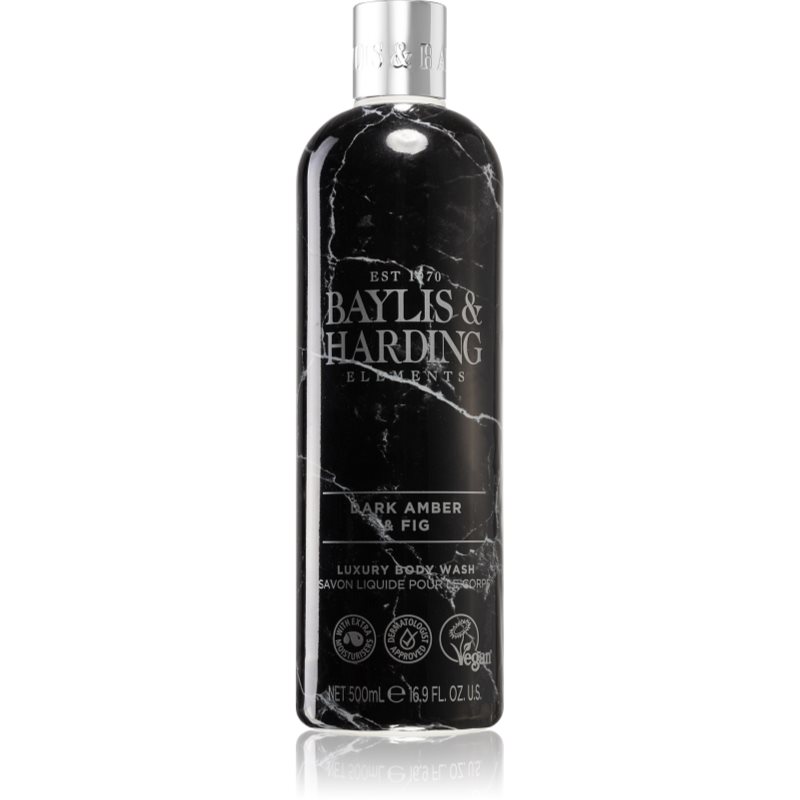 Baylis & Harding Elements Dark Amber & Fig gel de duș de lux 500 ml