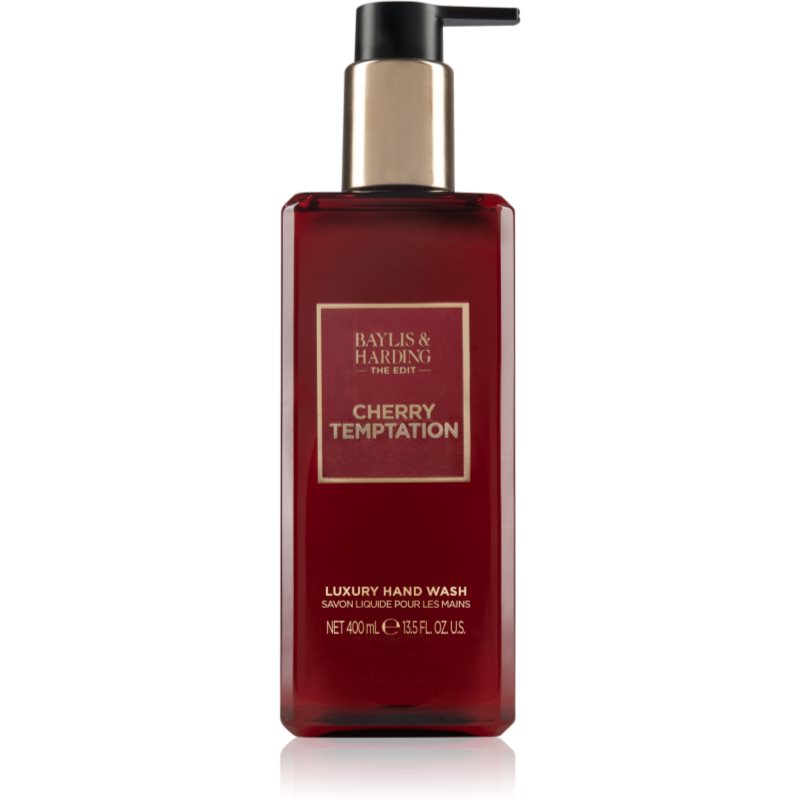 Baylis & Harding The Edit Cherry Temptation săpun lichid de lux Cherry, Jasmin & Sandalwood 400 ml