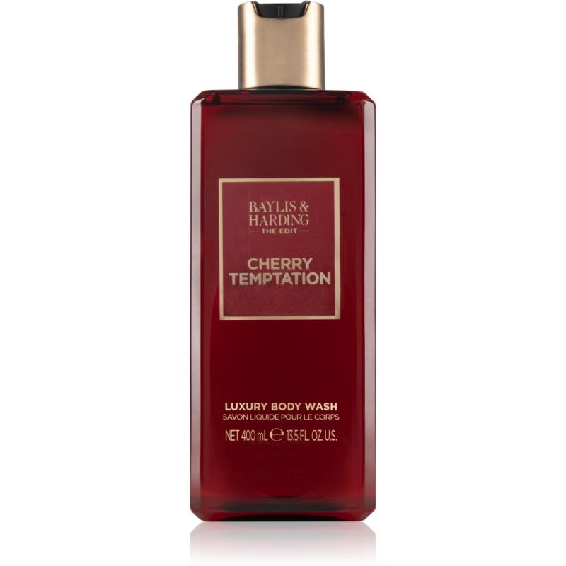 Baylis & Harding The Edit Cherry Temptation gel de duș de lux Cherry, Jasmine & Sandalwood 400 ml