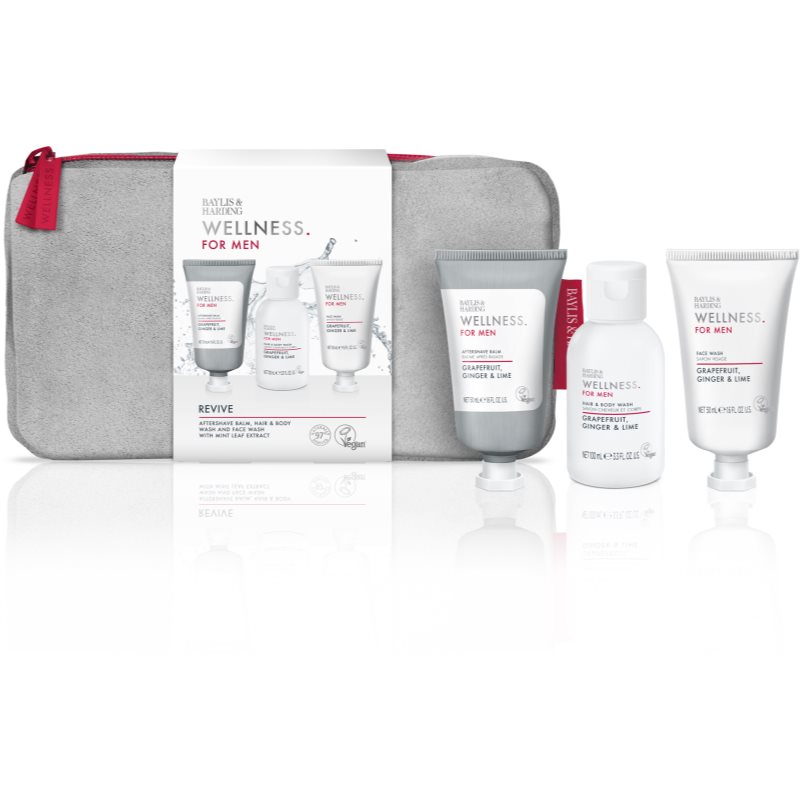 Baylis & Harding Wellness. For Men Revive set cadou corp si fata pentru bărbați Grapefruit, Ginger & Lime