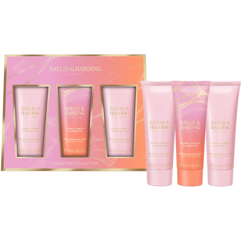 Baylis & Harding Jojoba, Vanilla & Almond Oil set cadou de maini cu ulei de migdale Baylis & Harding Jojoba, Vanilla & Almond Oil set cadou de maini cu ulei de migdale
