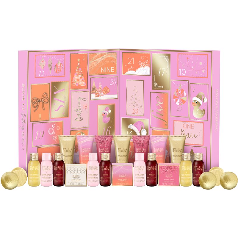 Baylis & Harding 24 Days of Beauty Jojoba, Vanilla & Almond Oil Calendar de Crăciun