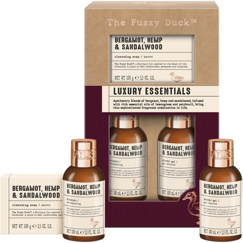 Baylis & Harding The Fuzzy Duck Bergamot, Hemp & Sandalwood set cadou pentru barbati
