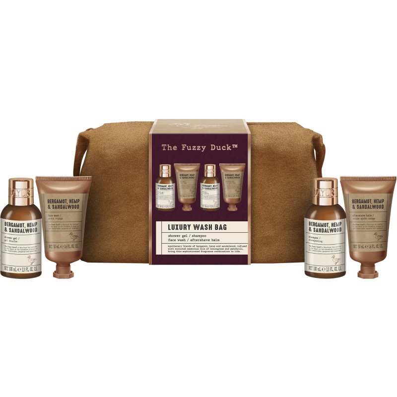 Baylis & Harding The Fuzzy Duck Bergamot, Hemp & Sandalwood set cadou pentru călătorii Baylis & Harding The Fuzzy Duck Bergamot, Hemp & Sandalwood set cadou pentru călătorii