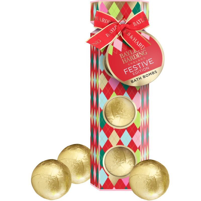 Baylis & Harding Festive Edition Luxury Bath Bomb bombă de baie în ambalaj cadou Baylis & Harding Festive Edition Luxury Bath Bomb bombă de baie în ambalaj cadou