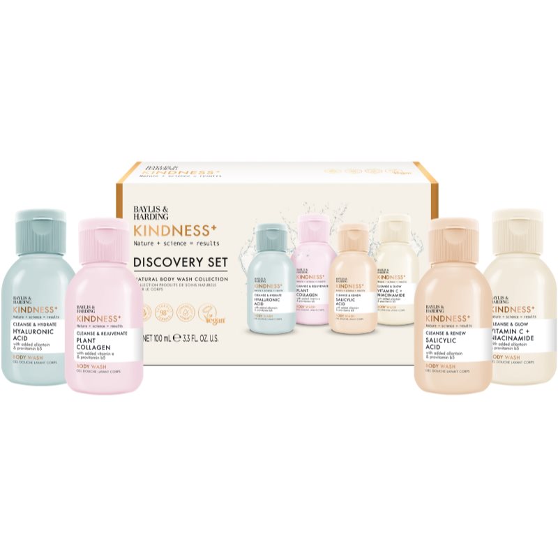 Baylis & Harding Kindness+ Discovery Set set cadou in dus