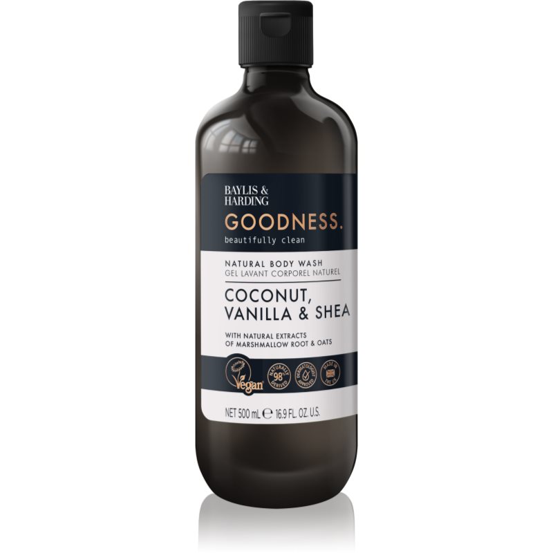Baylis &amp; Harding Goodness Coconut, Vanilla &amp; Shea gel de duș natural 500 ml