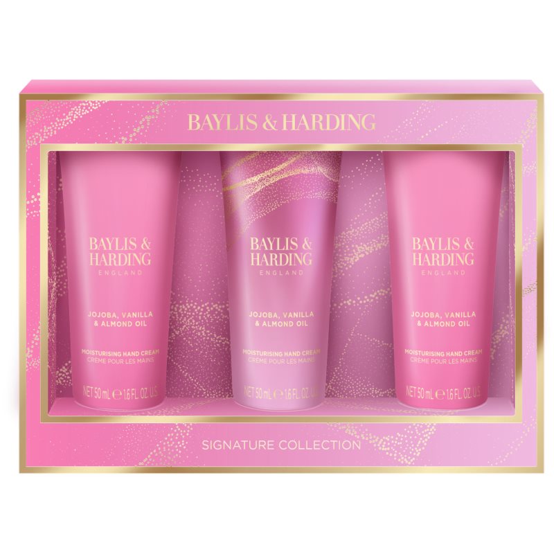 Baylis & Harding Jojoba, Vanilla & Almond Oil set cadou de maini cu ulei de migdale