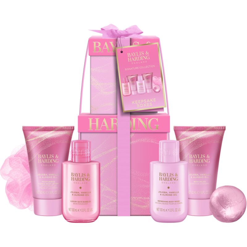 Baylis & Harding Jojoba, Vanilla & Almond Oil set cadou pentru corp cu ulei de migdale