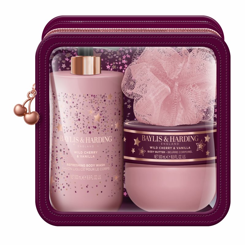 Baylis & Harding Wild Cherry & Vanilla set cadou pentru călătorii