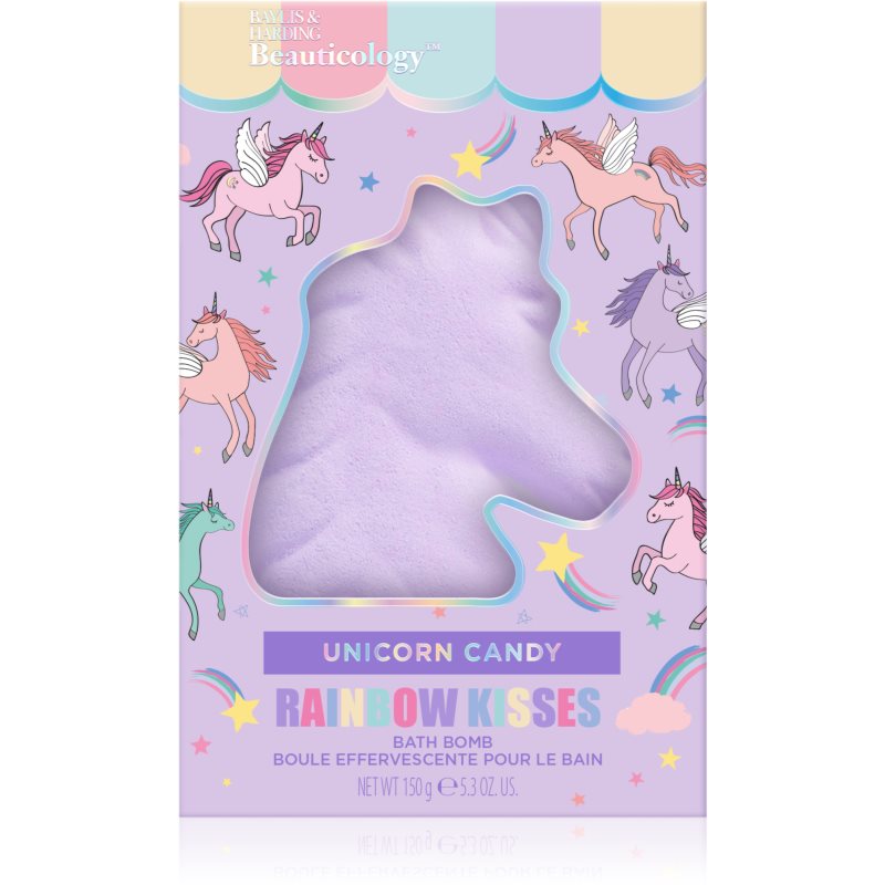 Baylis & Harding Beauticology Unicorn bombă de baie parfum Unicorn Candy 150 g