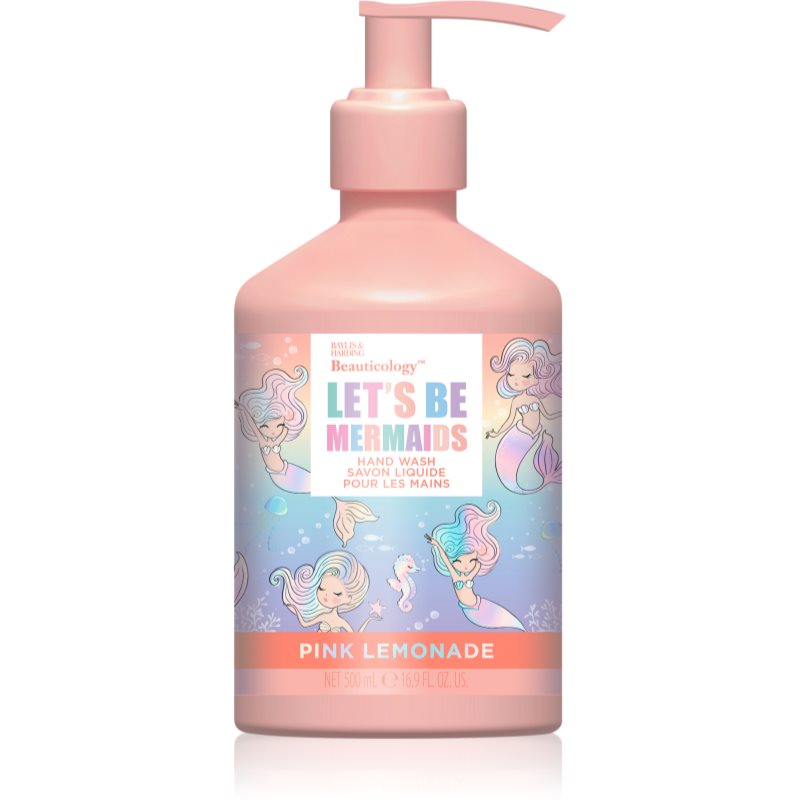 Baylis & Harding Beauticology Let\'s Be Mermaids sapun lichid delicat pentru maini parfum Pink Lemonade 500 ml