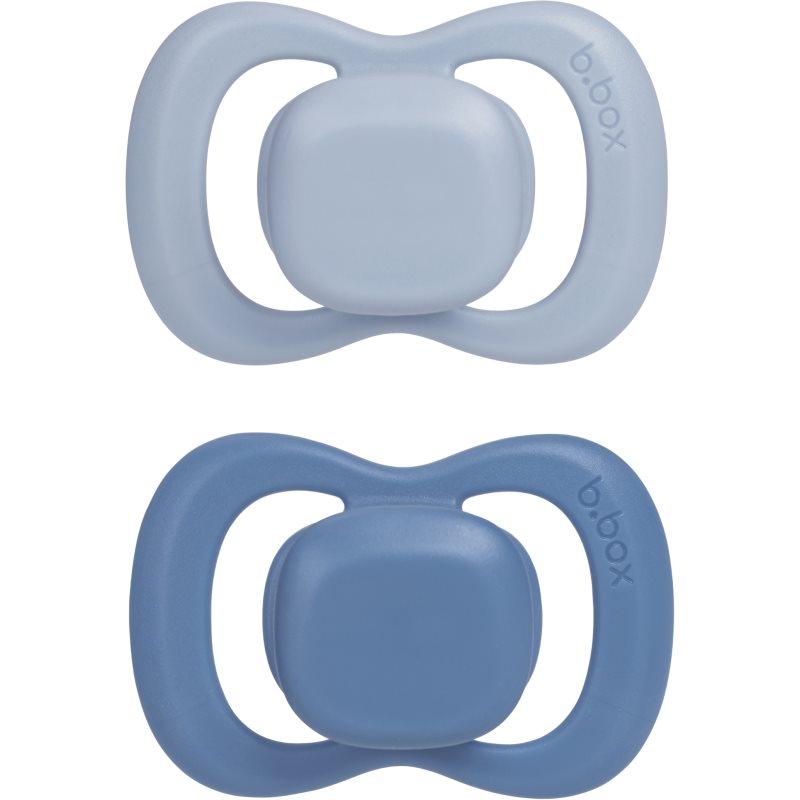 B.Box Natural Rubber 0-6m suzetă Ocean/Sky 2 buc