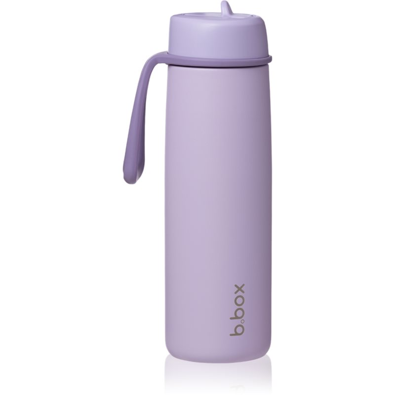B.Box Stainless Steel Thermos Bottle sticlă termos cu pai Lilac Love 690 ml