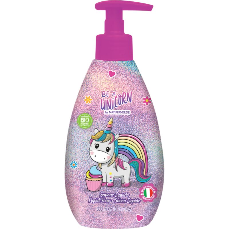 Be a Unicorn Naturaverde Liquid Soap Săpun lichid pentru mâini pentru copii 300 ml