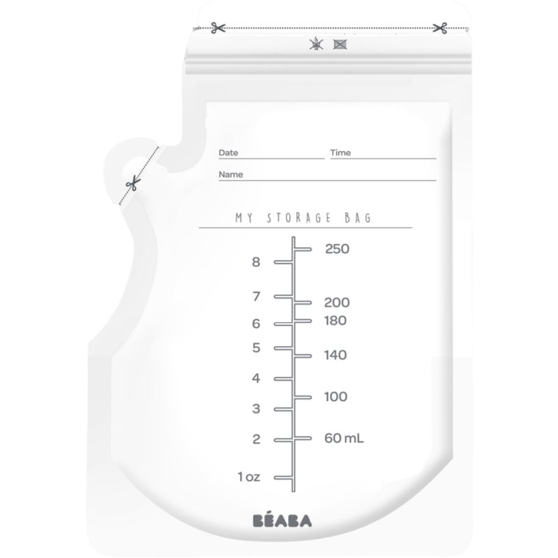 Beaba Breast Milk Storage Bags săculeți pentru păstrarea laptelui matern 50 ks 250 ml