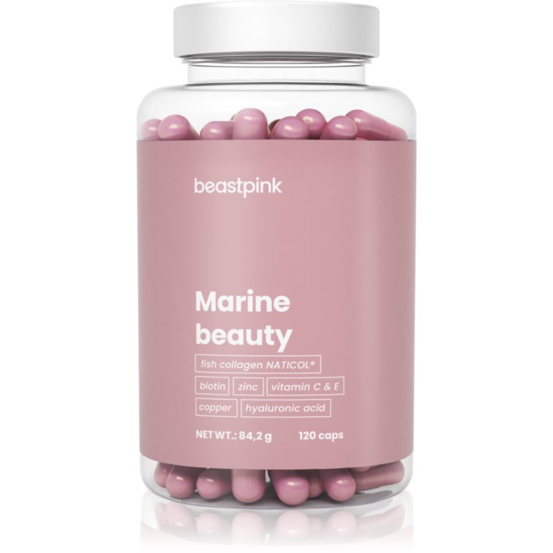BeastPink Marine Beauty capsule cu colagen 84.2 g