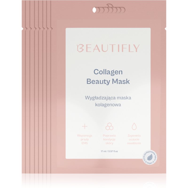 Beautifly Collagen Beauty Mask Set Masca Pentru Celule 8 Buc