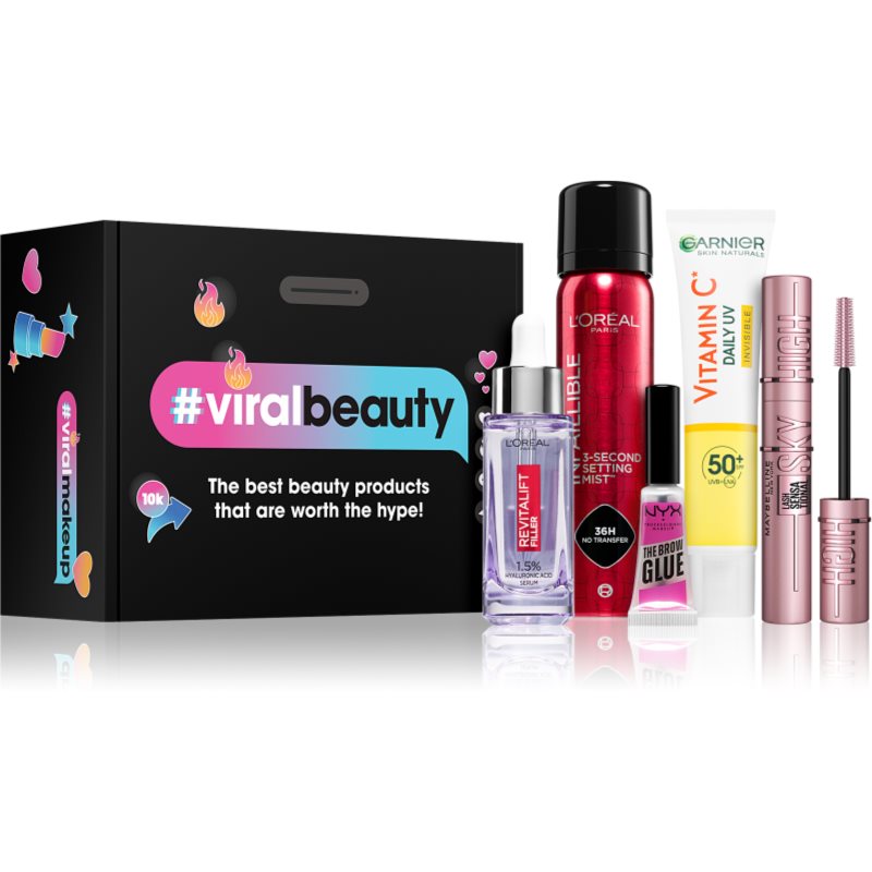 L’Oréal Paris #viralbeauty Box set cadou pentru femei L’Oréal Paris #viralbeauty Box set cadou pentru femei