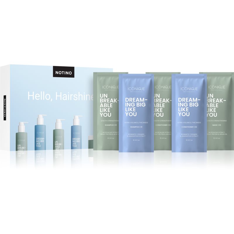 Beauty Discovery Box Notino Hello, Hairshine! set pentru femei Beauty Discovery Box Notino Hello, Hairshine! set pentru femei