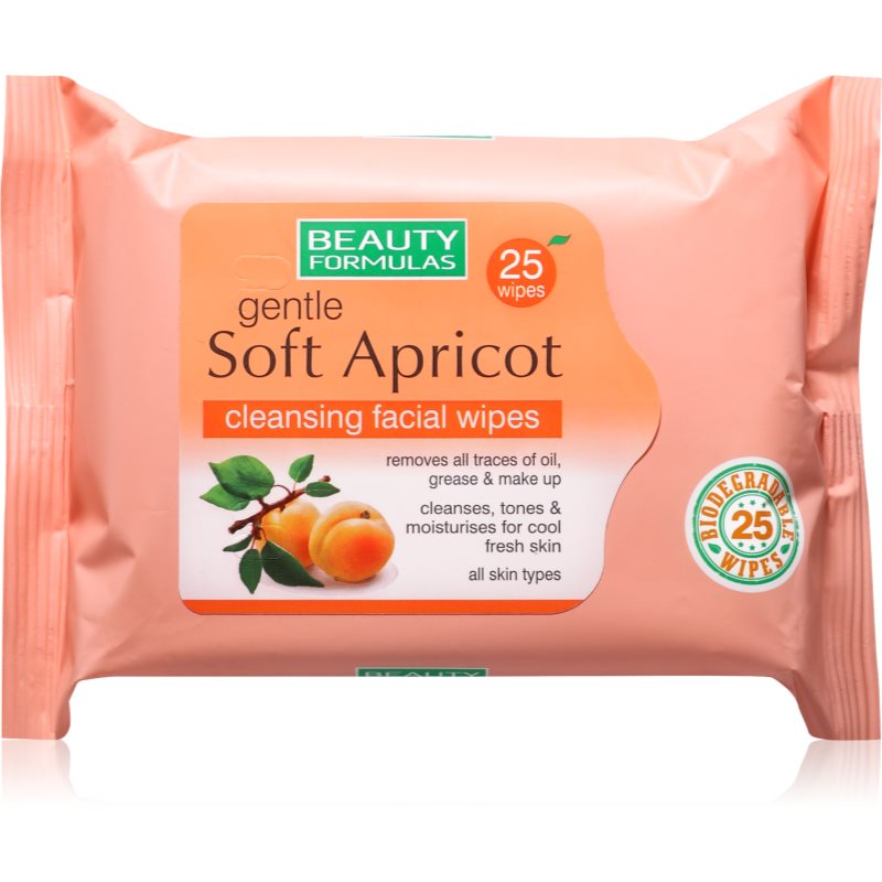 Beauty Formulas Apricot Servetele umede 25 buc