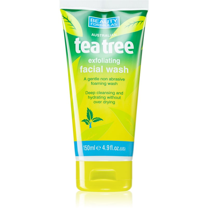 Beauty Formulas Tea Tree gel hidratant de curatare 150 ml