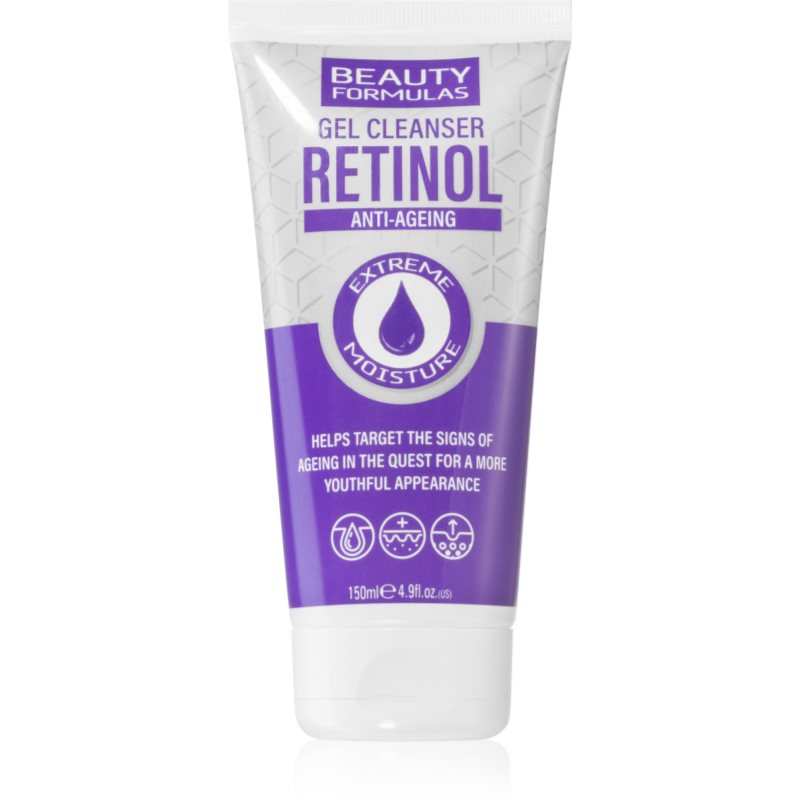 Beauty Formulas Retinol gel intens pentru curatare antirid 150 ml