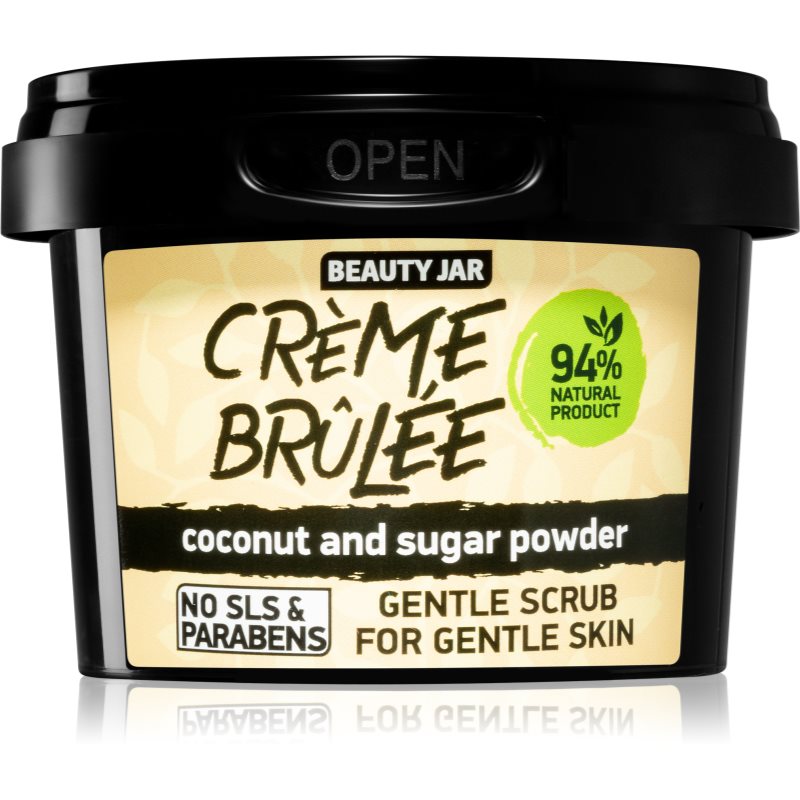 Beauty Jar Crème Brûlée crema delicata pentru exfoliere faciale 120 g