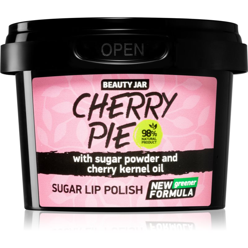 Beauty Jar Cherry Pie exfoliant din zahar de buze 120 g