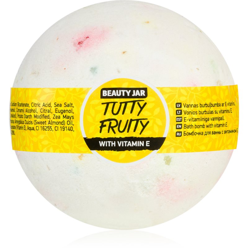 Beauty Jar Tutty Fruity bombă de baie cu vitamina E 150 g