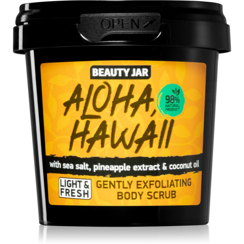 Beauty Jar Aloha, Hawaii exfoliant delicat pentru corp cu sare de mare 200 g