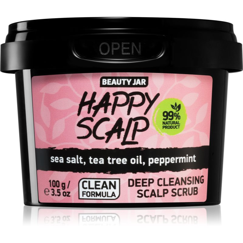 Beauty Jar Happy Scalp exfoliant de curățare pentru un scalp seboreic 100 g