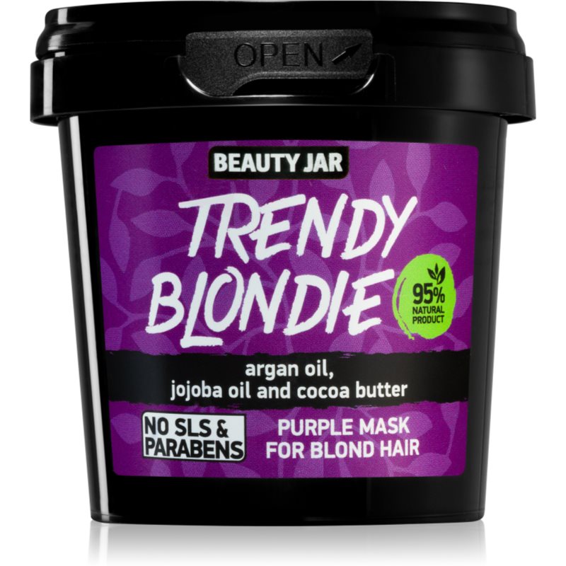 Beauty Jar Trendy Blondie mască neutralizatoare naturală pentru par blond 150 ml